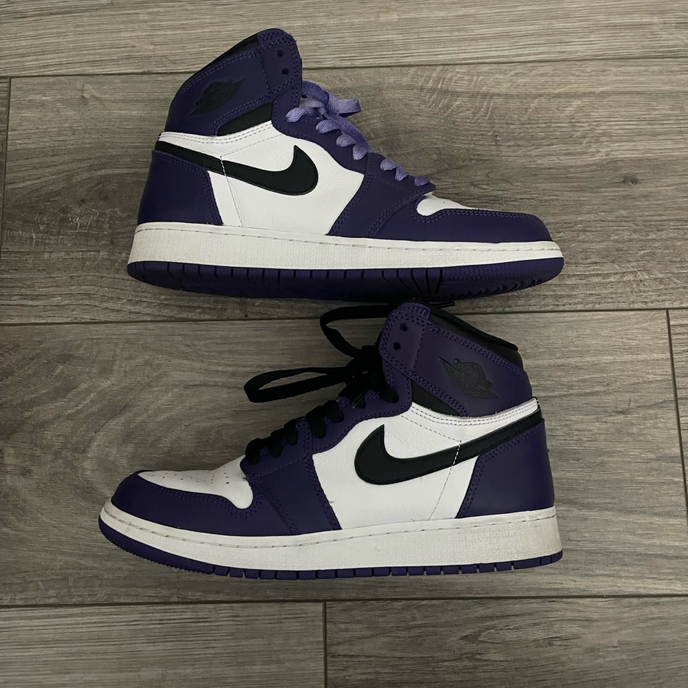 Jordan 1 GS 6Y court purple